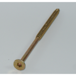 Vis VBA Tête Fraisé TORX 6x120 zingué blanc