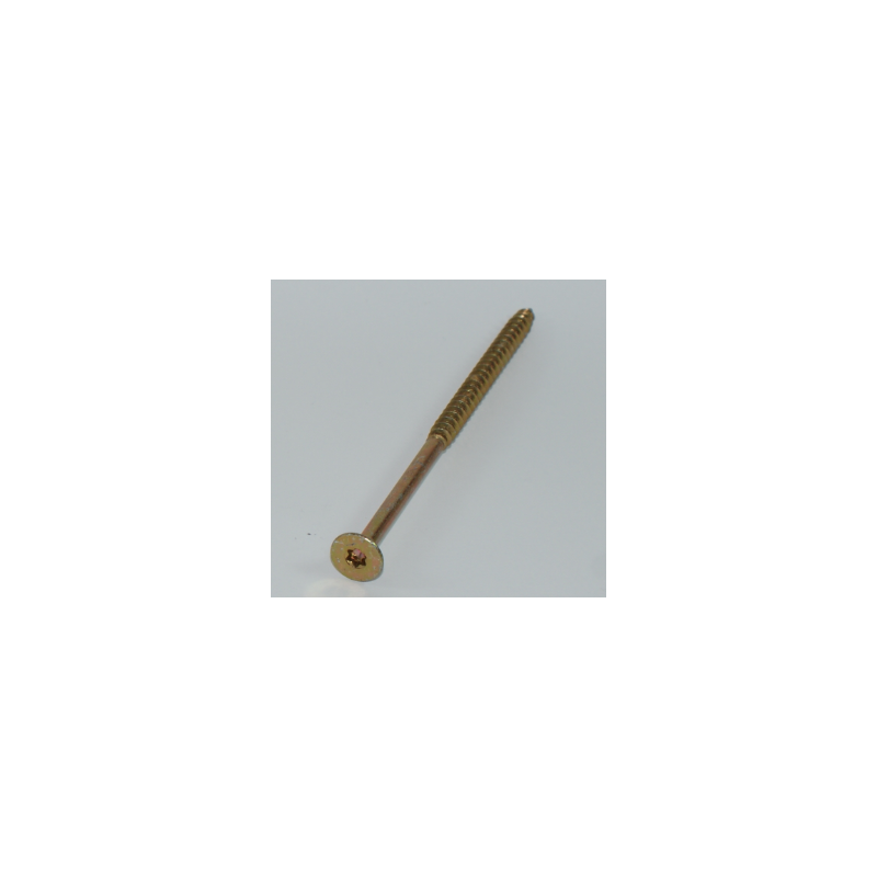 Vis VBA Tête Fraisé TORX 6x120 zingué blanc
