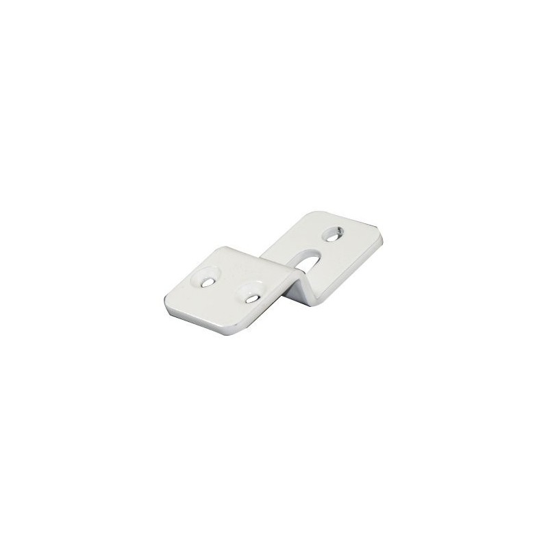 Gache de verrou portillon manuel LCA V2013 pour verrou alu blanc tige inox