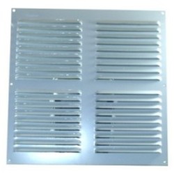 Grille de ventilation alu blanc 300 x 300 MM