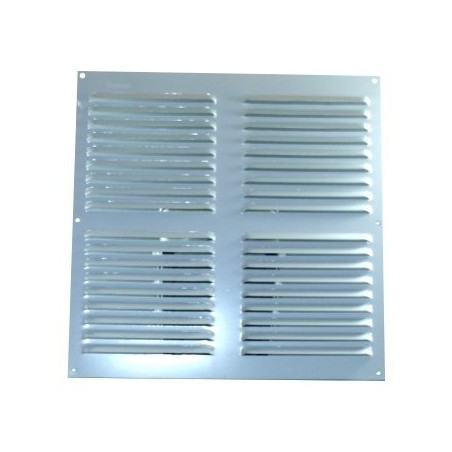 Grille de ventilation alu blanc 300 x 300 MM
