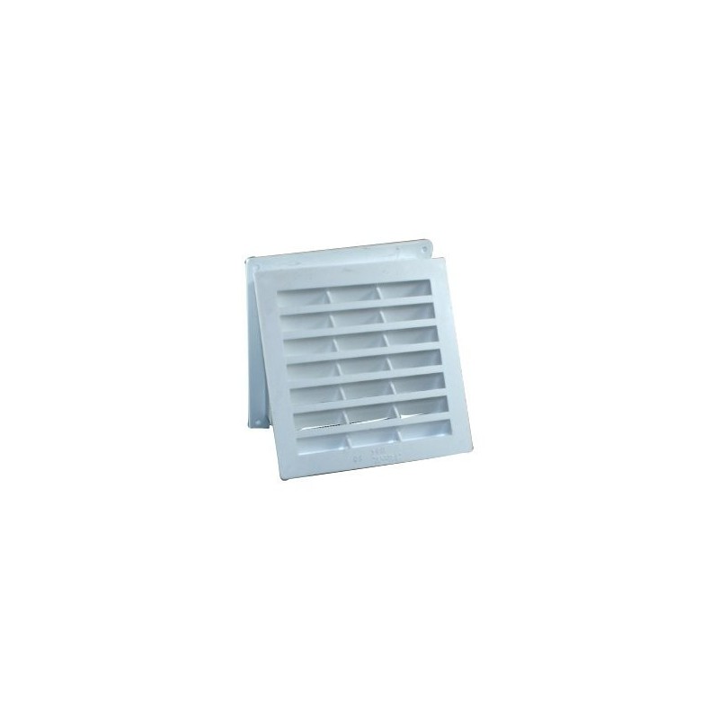 Grille de ventilation blanche  120 x 120 mm