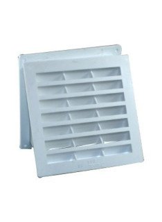 Grille de ventilation blanche  120 x 120 mm