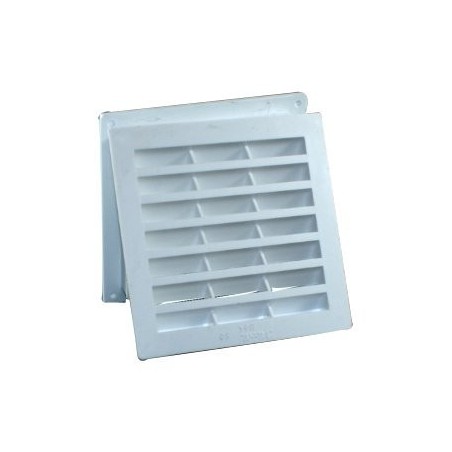 Grille de ventilation blanche  120 x 120 mm