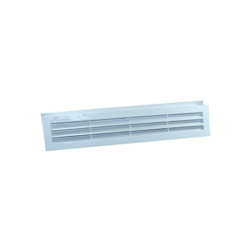 Grille de ventilation blanche  300 x 60 mm