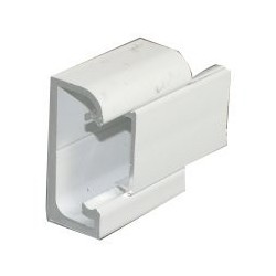 Poteau Alu BLANC épaisseur 45 en hauteur 20