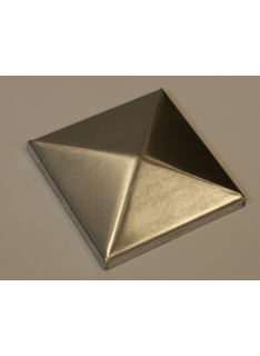 Chapeau alu pour tube carre 100 x 100 - BRUT