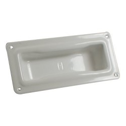 Poignée cuvette blanche