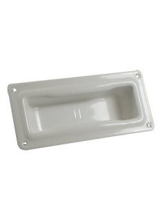 Poignée cuvette blanche