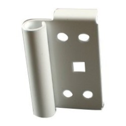 Support de Roulette Tige Ø11mm Blanc - 450SZW