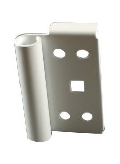 Support de Roulette Tige Ø11mm Blanc - 450SZW