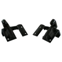 Charnière d'extrémité ALU Noir SFEROX® Complète Droite & Gauche