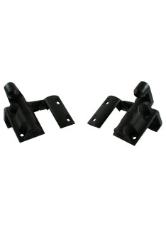 Charnière d'extrémité ALU Noir SFEROX® Complète Droite & Gauche