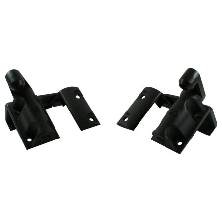 Charnière d'extrémité ALU Noir SFEROX® Complète Droite & Gauche