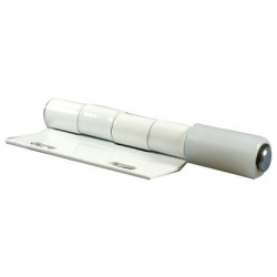 Charnière simple Blanche réversible + Guide bas diam 20 mm