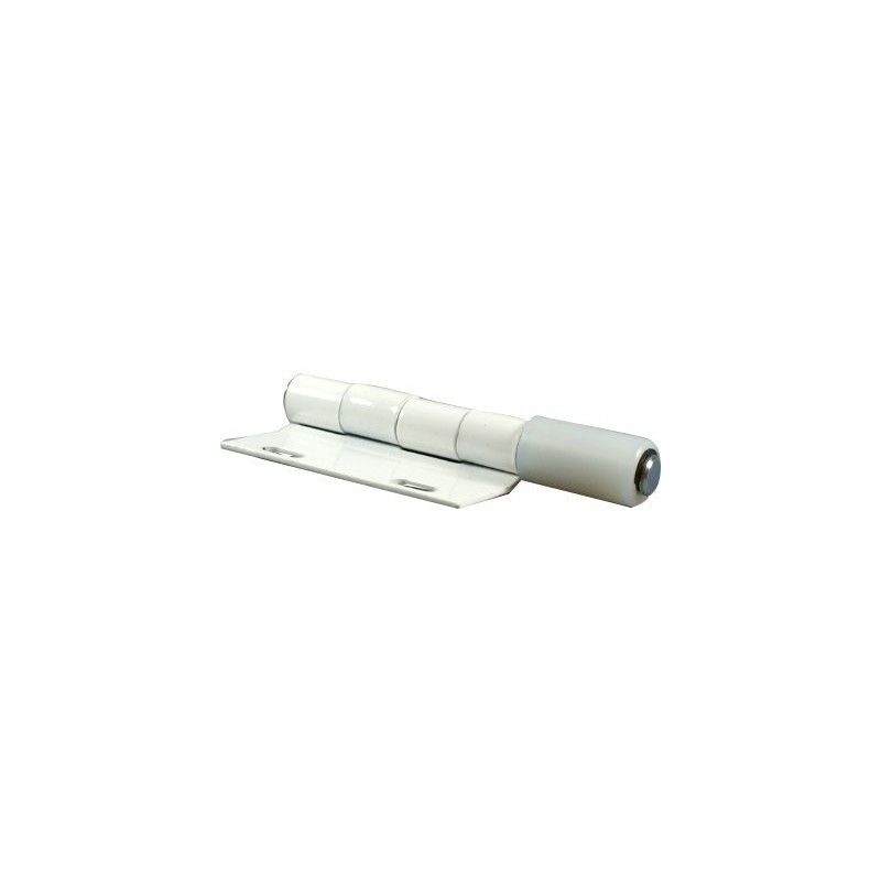 Charnière simple Blanche réversible + Guide bas diam 20 mm
