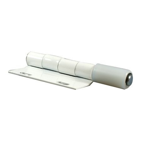 Charnière simple Blanche réversible + Guide bas diam 20 mm
