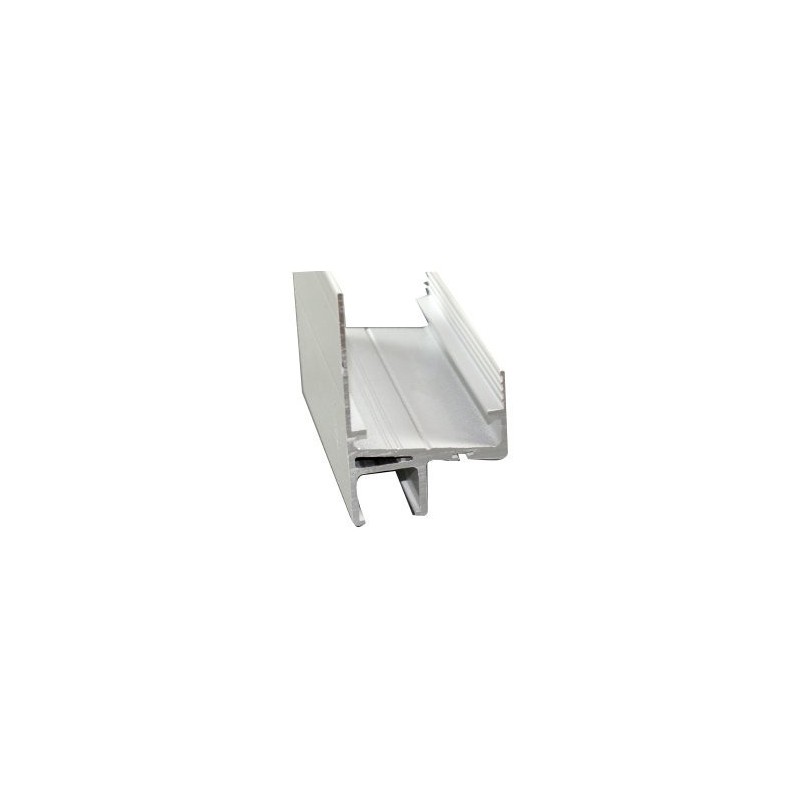 Profil bas de panneaux LCA-V2014 - RAL 9016 - longueur 680 mm