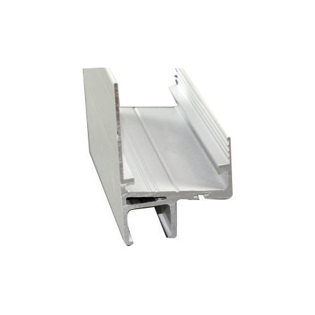 Profil bas de panneaux LCA-V2014 - RAL 9016 - longueur 680 mm