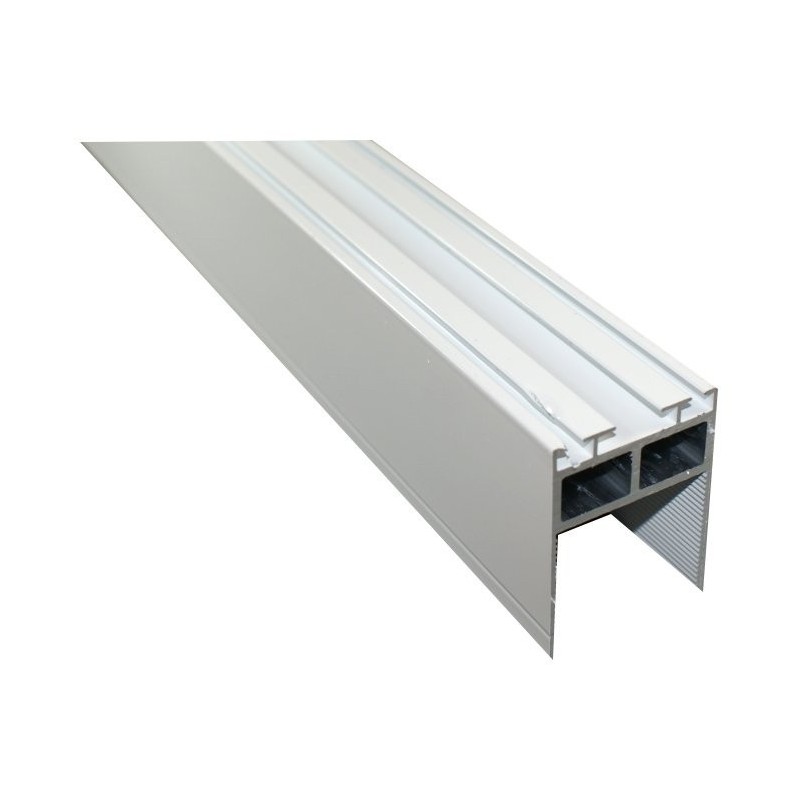 Profil en U renforcé alu larg. : 60 mm - COULEUR PORTE