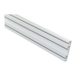 Profil Plat alu RAL 9016 larg. : 7mm