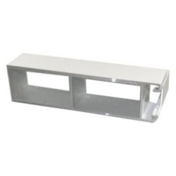 Poteau alu blanc épaisseur 45 en hauteur 200 mm