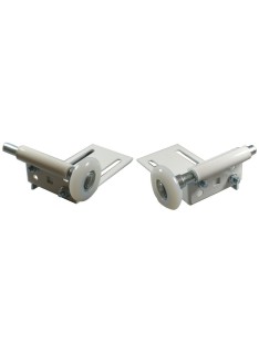 Support de galet ( roulette ) haut blanc adaptable