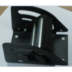 Support de roulette indus acier noir SFEROX®