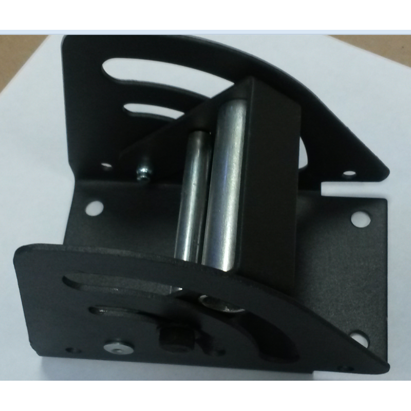 Support de roulette indus acier noir SFEROX®