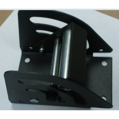 Support de roulette indus acier noir SFEROX®