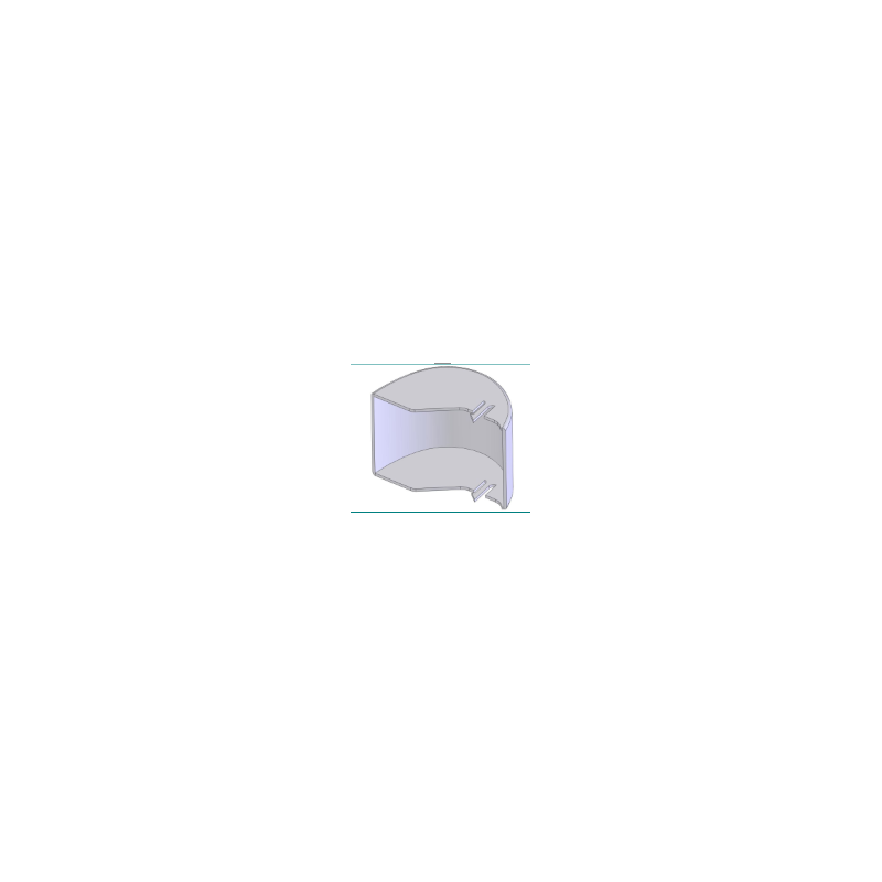 Capot Blanc pour charnière NN-008