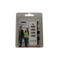 Emetteur 4 canaux "Pearl" Blanche GYPASS - touche grise (moteur Sommer)