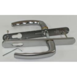 Ens. Atlanta INOX + poignée standard ext. Entraxe : 92mm
